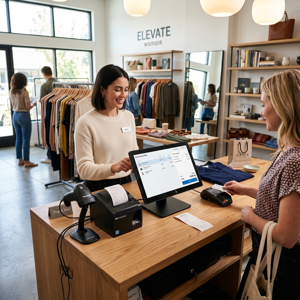 Kassasysteem voor retail, winkels en salons